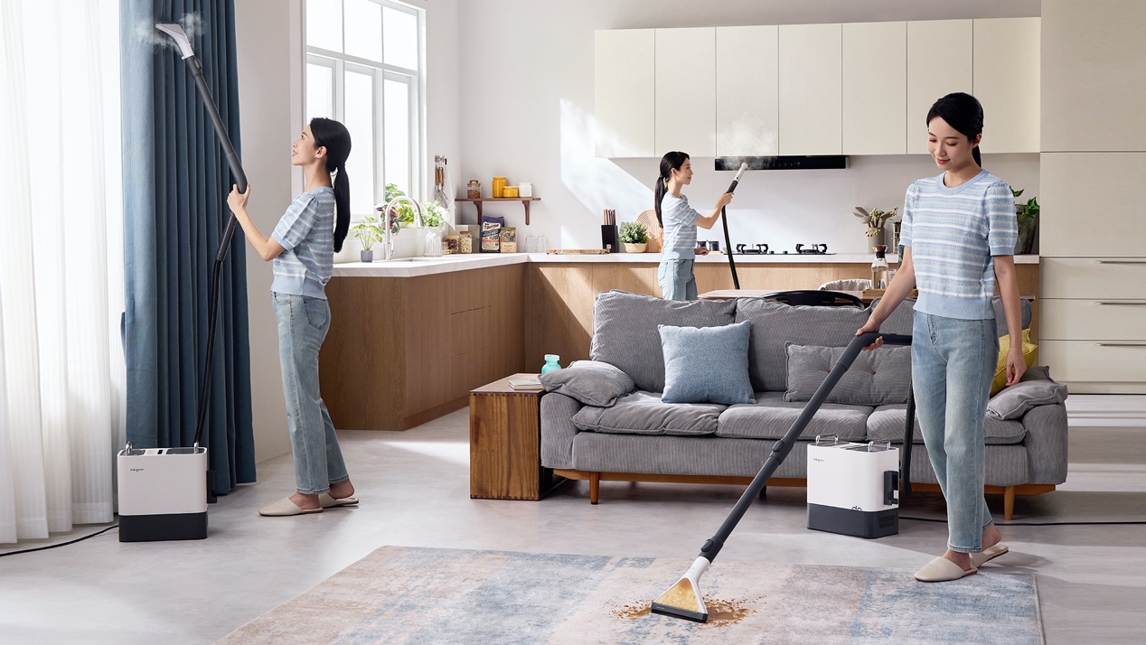 轻松实现全屋深层清洁东菱多功能蒸汽清洁机引领家居新潮流