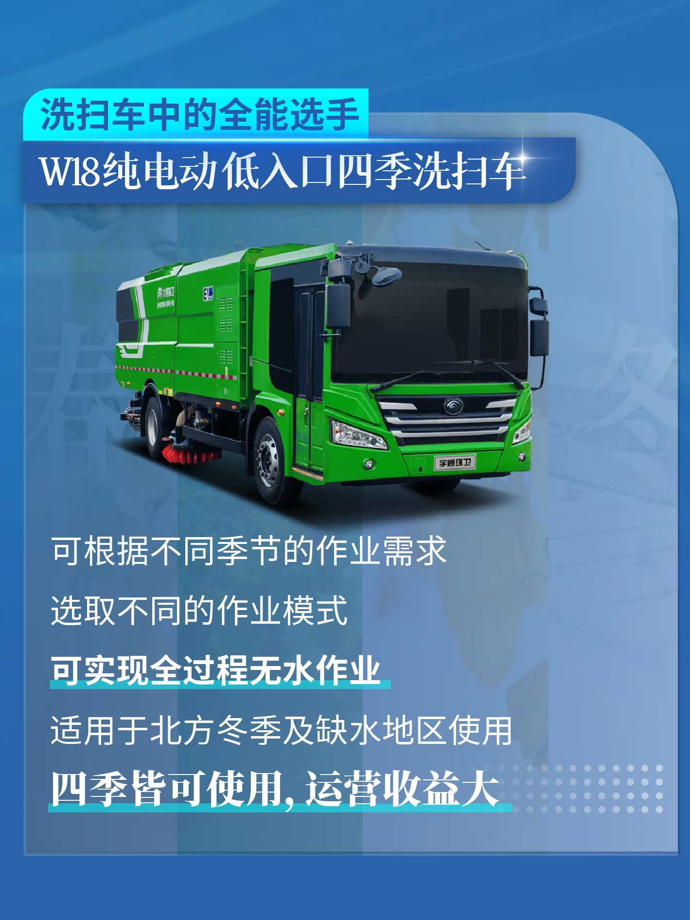 环卫装备的理想之选！宇通环卫重磅亮相2024中国博览会(图7)