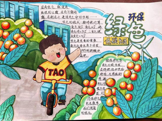 低碳生活手抄报怎么做