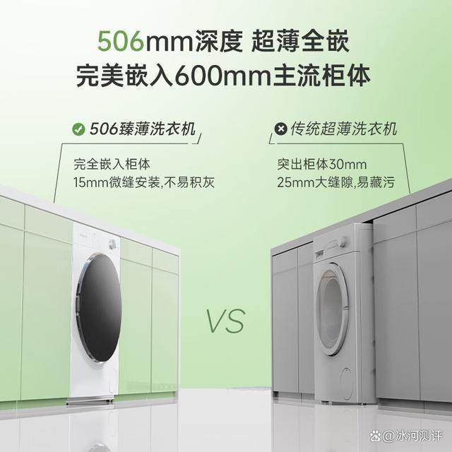 松下506洗衣机小薄荷旗舰款洗烘一体打造智能洗衣新体验！(图3)