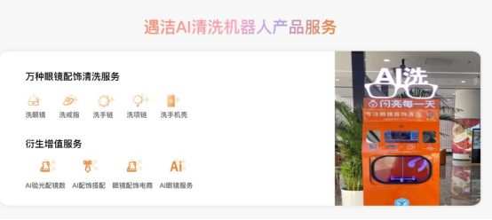 北京商场现遇洁AI首饰眼镜清洗机器人宇树春晚亮相后机器人产业加速商业化(图3)