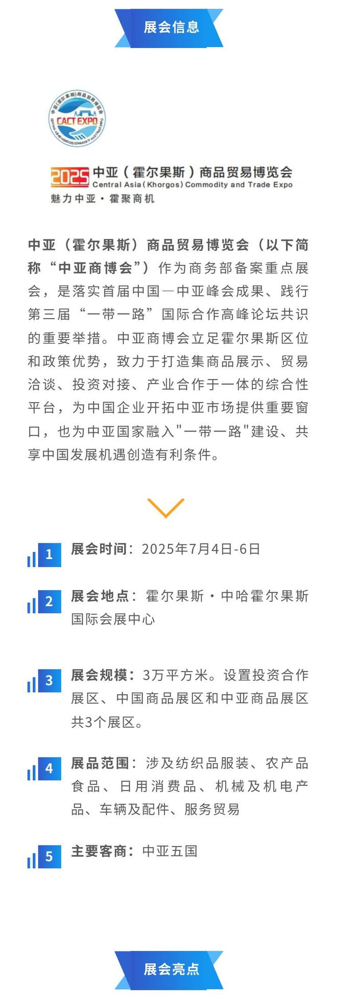 展会资讯 2025 中亚博览会即将启幕诚邀您共赴商贸盛宴！(图7)