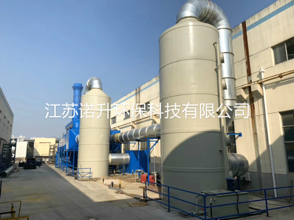 水喷淋塔吸收塔废气处理净化设备工艺详细介绍(图2)