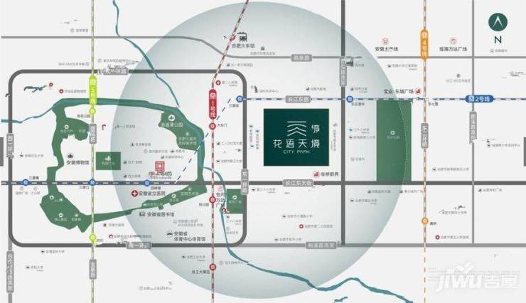 合肥中国铁建花语天境项目户型图-价格