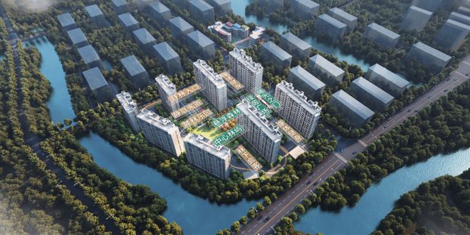 新长宁水韵名邸官方售楼处如清雅墨笔绘就青浦水畔的诗意画卷(图7)