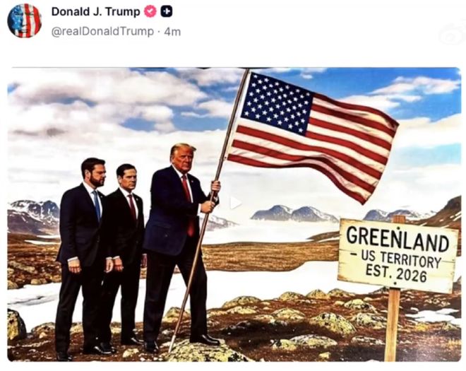 特朗普拒绝排除武力“夺岛”可能性 丹麦增兵格陵兰岛