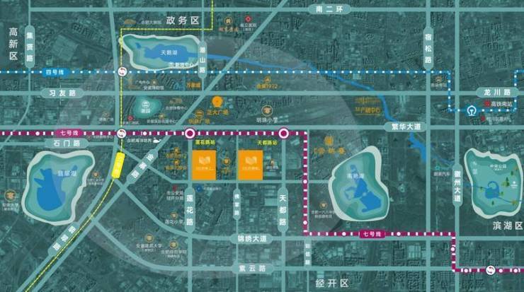 合肥皖投云启锦上花园项目周边配套：全维资源环伺畅享都市繁华(图2)